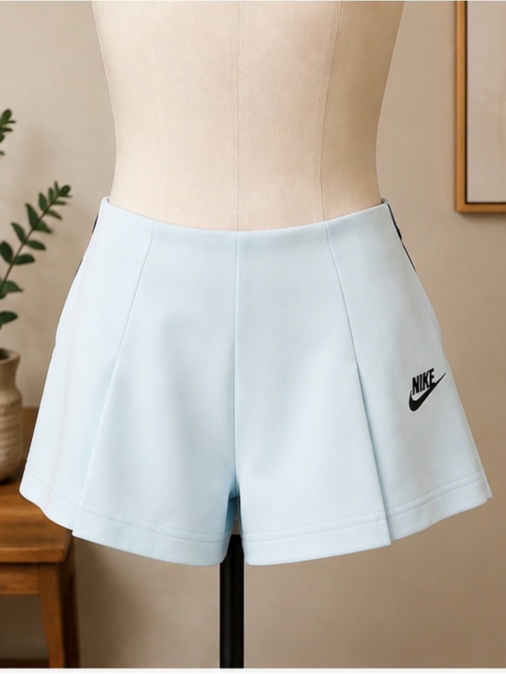 Nike Dri-FIT High Rise 3"
Athletic Shorts (Light Blue)